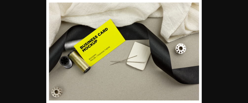 Tailor/Fashion Business Card Mockup Poster 10