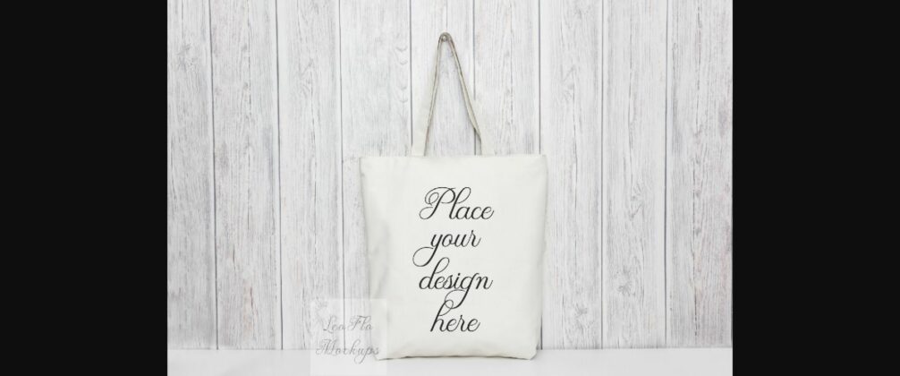 Tote Grocery Shopping Bag Mock Up Poster 1