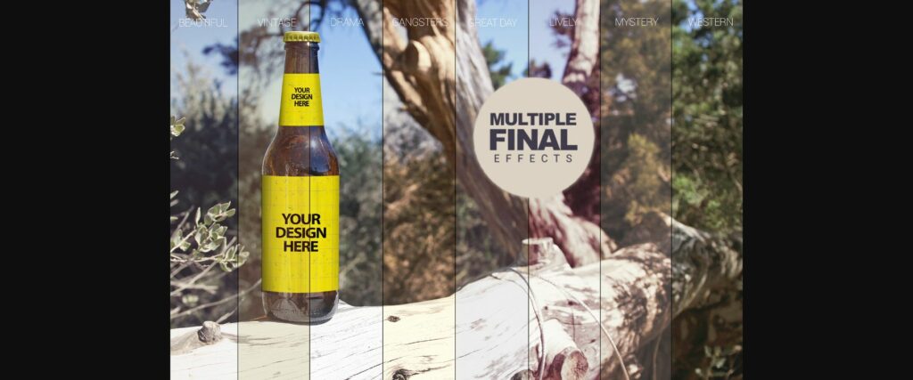 Tree Beer Mockup Poster 8