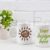 Two White Coffee Mug Mockup with Viburnum Flowers