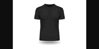 Vector T-shirt Template Mockup Poster 1