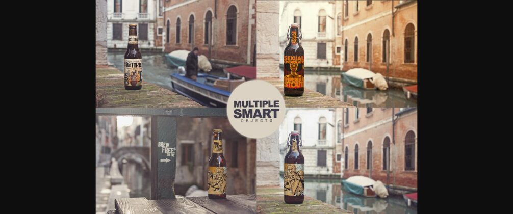 Venetian Canal Duo | Beer Mockup Poster 4