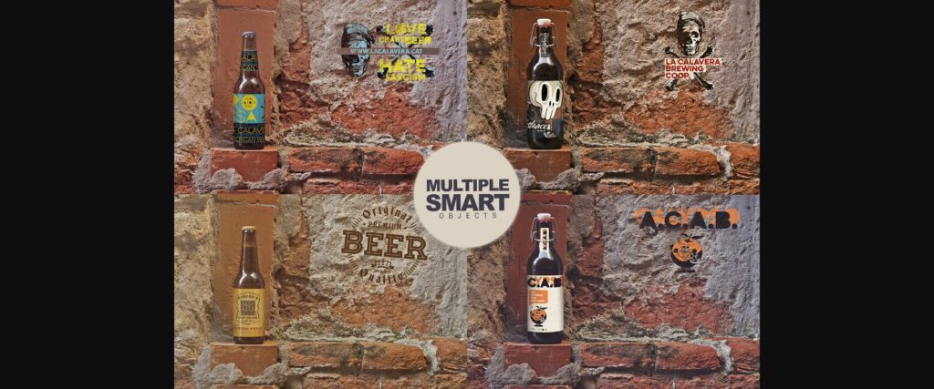 Venetian Wall Duo | Beer Mockups Poster 4