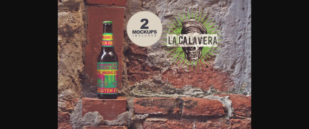 Venetian Wall Duo | Beer Mockups Poster 1