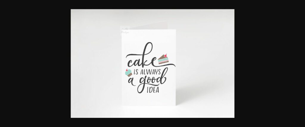 Vertical A6 A5 Greeting Card Mockup Poster 8