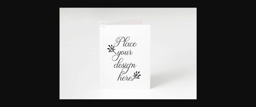 Vertical Greeting Card Mockup Photo Poster 1