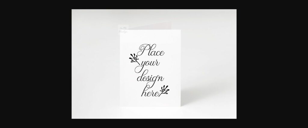 Vertical Greeting Card Mockup Photo Poster 1