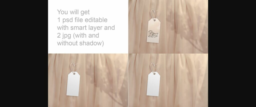 Wedding Tag Mockup, Wedding Thanks Tag Poster 4