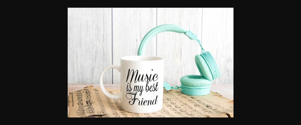 White Coffee Mug Mock Up Music Photo Poster 8