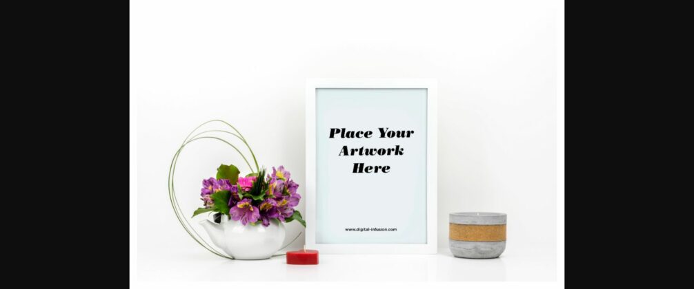 White Picture Frame Mockup Poster 6