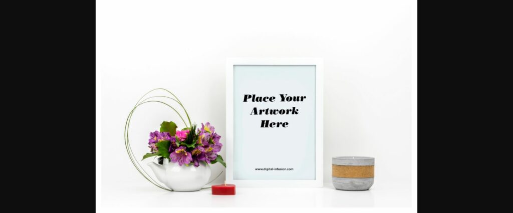 White Picture Frame Mockup Poster 6