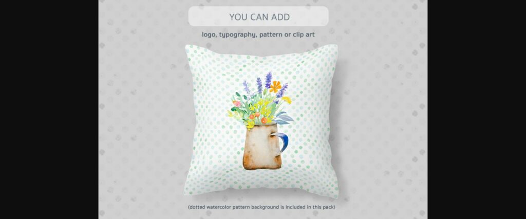 White Pillow Mockup Poster 5