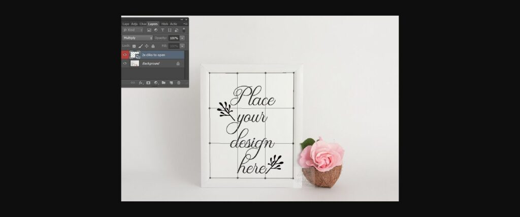 White Modern Frame Mockup Poster 4