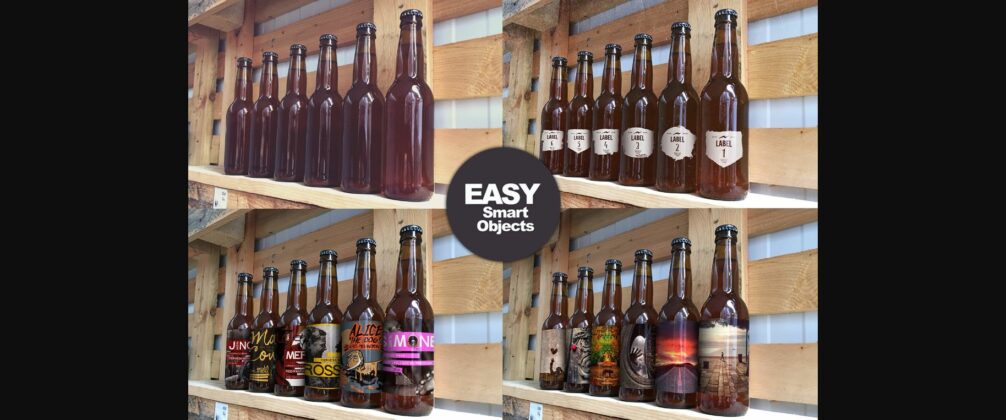 Workshop Bottles | Beer Mockup Poster 4