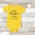 Yellow Bella Canvas 100B Baby Romper