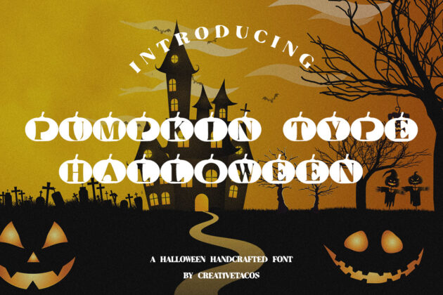 Pumpkin Type Halloween Font