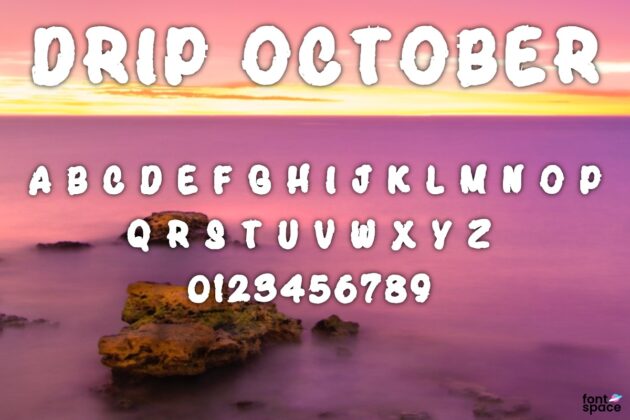 Drip October Font