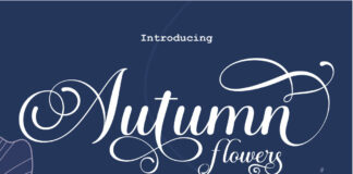 Autumn Flowers Font