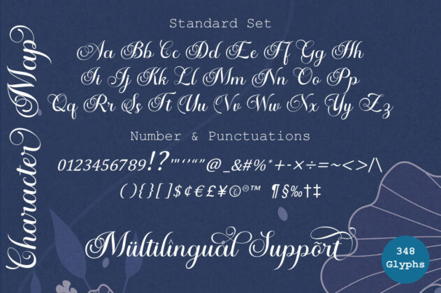 Autumn Flowers Font