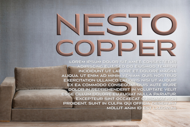 Nesto Copper 42 Font