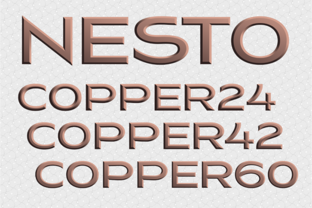 Nesto Copper 42 Font