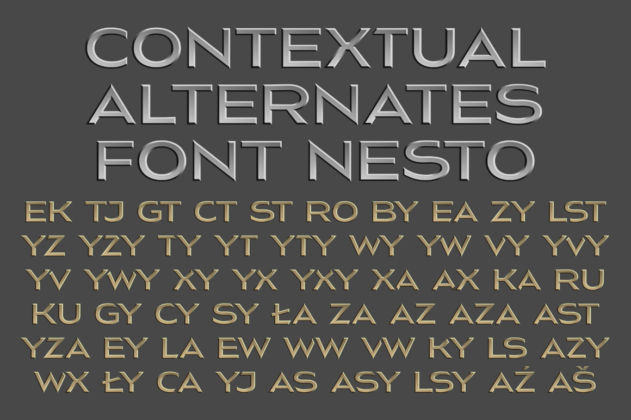 Nesto Copper 42 Font