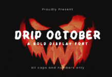 Drip October Font