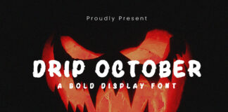 Drip October Font