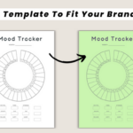 2024 Mood Tracker Canva Template