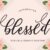 Blessed  Font