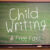 Child Writing Free