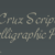 Cruz Script Calligraphic Pro