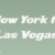 New York to Las Vegas