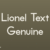 Lionel Text Genuine