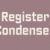 Register Condensed