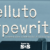 Belluto Typewriter